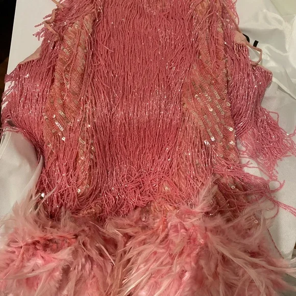 Nadine Merabi Lottie Pink Dress XS / US 2 - Picture 7 of 14